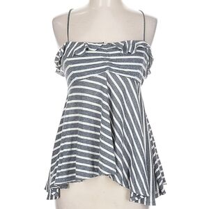 Free People Striped Gray Women's Top